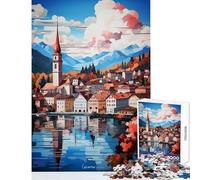 Puzzle da 1000 pezzi per adulti dipinto a olio di Lucerna decorazione per la casa giocattoli idee regalo gioco educativo interessante riduzione dello stress dimensioni 38x52cm