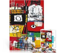 Puzzle da 1000 pezzi per adulti Dipinto astratto originale del viso Difficile Duro con pezzi completamente interconnessi di forma casuale 75x50cm