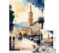 Puzzle da 1000 pezzi per adulti dipinto della capitale della Bulgaria giocattolo educativo ottimi regali e giocattoli giochi per famiglie allena il cervello e le mani dimensioni 50x75cm