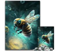 Puzzle da 1000 pezzi per adulti, dipinto di api, puzzle difficili per adulti, gioco interattivo per famiglie, sfida mentale, giocattolo educativo 26X38CM/10,23x14,96 pollici