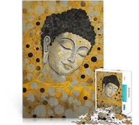 Puzzle da 1000 pezzi per adulti Dipinto di Buddha Fatto di cartone da 14 anni in su Decorazione d'arte per la casa Collezione degli artisti, Belle arti misurare:26x38cm/10.24 x 14.96pollice