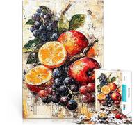 Puzzle da 1000 pezzi per adulti Dipinto di natura morta di frutta Assemblaggio del modello Collezione di artisti, Belle arti 52x38cm