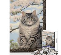 Puzzle da 1000 pezzi per adulti dipinto giapponese decorazione per la casa giocattoli regali di Babbo Natale segreto gioco pratico allena il cervello e le mani dimensioni 38x26cm