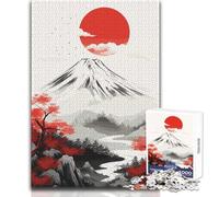 Puzzle da 1000 pezzi per adulti, dipinto giapponese, ideale per rilassarsi nel tempo libero, taglio netto, senza soluzione di continuità, giocattolo ad incastro, dimensioni 50x75cm