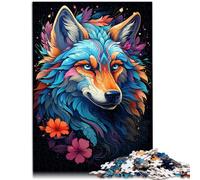 Puzzle da 1000 pezzi per adulti disegno fantasy di un lupo giochi divertenti tutta la famiglia 26 x 38 cm, decorazione per la casa unica e regali adolescenti dai 14 anni in su