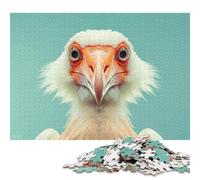 Puzzle da 1000 pezzi per adulti, divertente uccello che ti guarda, puzzle per bambini, puzzle in legno, giocattoli per l'intrattenimento della famiglia, 1000 pezzi (75x50 cm)