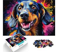 Puzzle da 1000 pezzi per adulti divertenti giochi per cani 26 x 38 cm con parti completamente intrecciate casuali per adolescenti dai 14 anni in su