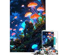Puzzle da 1000 pezzi per adulti divertimento bioluminescente da vivere a casa gioco pratico per tutta la famiglia adatto a partire dai 14 anni (38x26cm)