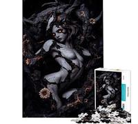 Puzzle da 1000 pezzi per adulti Donna che emerge dalla pietra giocattolo educativo rilassante sfida impegnativa ottimo regalo (dimensioni 50x75cm)