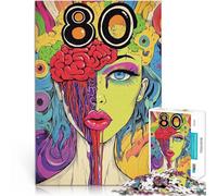 Puzzle da 1000 pezzi per adulti “Donna dell'arte che si dissolve” Fatto di carta，per età pari o superiore a 14 anni Migliorare la memoria Collezione degli artisti, Belle arti。misurare：26x38cm
