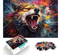 Puzzle da 1000 pezzi per adulti Doodle Wolf-Art gioco sofisticato regali 26 x 38 cm collezione di artisti belle arti per adolescenti dai 14 anni in su