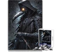 Puzzle da 1000 pezzi per adulti Dottore della peste con occhio luminoso Goditi ore di relax tranquille e accoglienti Giocattolo artigianale resistente e dal taglio netto Dimensioni 38x52cm