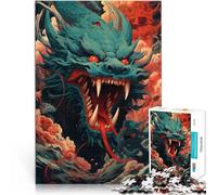 Puzzle da 1000 pezzi per adulti Drago cinese Giocattoli che creano dipendenza e sfidano l'intelligenza del cervello Regalo divertente 75x50cm