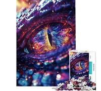 Puzzle da 1000 pezzi per adulti Drago Cosmico Occhio Galassia Gioco Intellettuale Gioco per famiglie Adatto alle coppie Ottimo regalo per gli amanti dei giochi (Dimensioni 38x52cm)