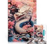 Puzzle da 1000 pezzi per adulti drago dei fiori di ciliegio Antistress Vacanza in patria Uccidere il tempo grande regalo 50x70cm