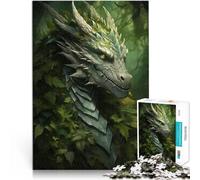 Puzzle da 1000 pezzi per adulti Drago della foresta fantastica Per il divertimento in famiglia Gioco educativo per compleanno e Natale 75x50cm