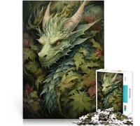 Puzzle da 1000 pezzi per adulti Drago della foresta fantastica Vacanza a casa: uccidere il tempo Giocattoli per la decorazione della casa 38x26cm
