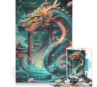 Puzzle da 1000 pezzi per adulti Drago delle Maree gioco pratico antistress ideale come regalo per tutta la famiglia 50x75cm