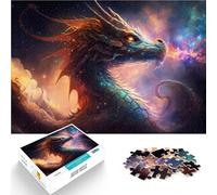 Puzzle da 1000 pezzi per adulti Drago dello Spazio Cosmico Fatto di cartone da 14 anni in su gioco di sfida unico Offerti come regali per tutta la famiglia misurare:26x38cm/10.24 x 14.96pollice