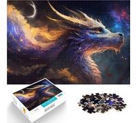 Puzzle da 1000 pezzi per adulti Drago dello Spazio Cosmico giocattoli educativi per l'apprendimento Migliorare l'amore tra le coppie 38x26cm