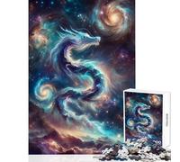 Puzzle da 1000 pezzi per adulti drago di polvere di stelle celeste giocattoli fai da te fantastici regali e giocattoli giochi rilassanti per migliorare l'amore tra coppie dimensioni 50x75cm