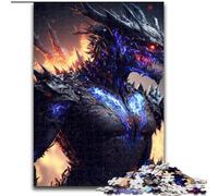 Puzzle da 1000 pezzi per adulti Drago e Demone in legno, perfetto per il divertimento in famiglia durante i compleanni, Natale 50x75cm, coinvolgente attività di gioco per la famiglia