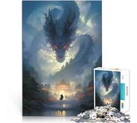 Puzzle da 1000 pezzi per adulti Drago fantastico Antistress Vacanza in patria Uccidere il tempo Giocattoli per la decorazione della casa 75x50cm