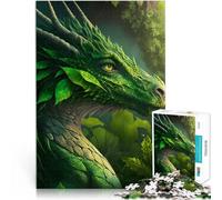 Puzzle da 1000 pezzi per adulti Drago Foglia Verde Antistress Vacanza in patria Uccidere il tempo offerte come regali per tutta la famiglia 75x50cm