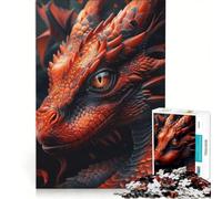 Puzzle da 1000 pezzi per adulti, Drago, il mio simpatico amico, gioco pratico, migliora la memoria, compleanno e Natale 50x75cm
