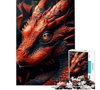 Puzzle da 1000 pezzi per adulti: Drago il mio simpatico amico Puzzle educativo da 1000 pezzi sfida impegnativa rompicapo giochi per tutta la famiglia (38x52cm)