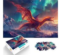 Puzzle da 1000 pezzi per adulti Drago invernale cosmico per il giocattolo di sfida del gioco educativo Migliorare l'amore tra le coppie 38x52cm