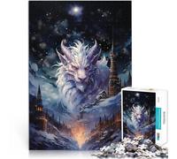 Puzzle da 1000 pezzi per adulti Drago magico Aiuta il cervello ad allenare i giocattoli che creano dipendenza per coltivare la pazienza Decorazione perfetta 50x70cm
