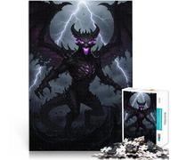 Puzzle da 1000 pezzi per adulti Drago Oscuro Giocattoli che creano dipendenza e sfidano l'intelligenza del cervello Opera d'arte 38x26cm