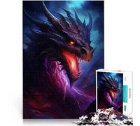 Puzzle da 1000 pezzi per adulti Drago pericoloso per il giocattolo di sfida del gioco educativo offerte come regali per tutta la famiglia 38x26cm