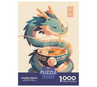 Puzzle Da 1000 Pezzi Per Adulti Dragon Eating Ramen Puzzle Per Adulti Gioco Rompicapo Assemblaggio Di Modelli Difficile E Impegnativo 70x50cm/1000pcs