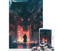 Puzzle da 1000 pezzi per adulti Dragon Gate Decorazione per la casa Giocattoli Regalo per compleanni Giochi educativi Difficili e stimolanti Dimensioni 38x52cm