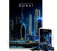 Puzzle da 1000 pezzi per adulti,Dubai,Emirati Arabi Uniti,perfetto per un gioco creativo e stimolante per la mente,ideale per momenti di relax e per compleanni (38x26cm)