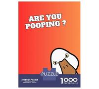Puzzle Da 1000 Pezzi Per Adulti Duck Funny Are You Pooping Puzzle Per Adulti Gioco Rompicapo Difficile Compleanno E Natale 38x26cm/1000pcs