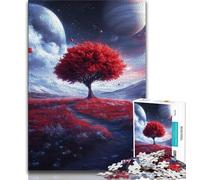 Puzzle da 1000 pezzi per adulti e adolescenti, albero della vita colorato, giocattoli educativi per l'apprendimento, giochi per famiglie, migliorano l'amore tra coppie (75x50cm)