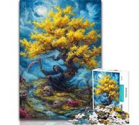 Puzzle da 1000 pezzi per adulti e adolescenti Albero della vita, giocattoli educativi per l'apprendimento, giochi per famiglie che migliorano l'amore tra coppie (38x26cm)
