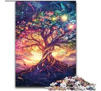 Puzzle da 1000 pezzi per adulti e adolescenti, Albero della vita, giocattolo educativo intellettuale decomprimente, ideale come regalo per tutta la famiglia (dimensioni 50x75cm)