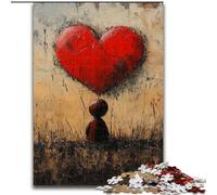 Puzzle da 1000 pezzi per adulti e adolescenti, albero dell'amore, antistress, sfida difficile, decorazione per la casa (dimensioni 50x75cm)