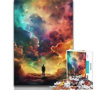 Puzzle da 1000 pezzi per adulti e adolescenti alieno colorato 1000 pezzi per adolescenti per giochi di ruolo impegnativi e giochi in famiglia 38x26cm