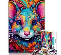 Puzzle da 1000 pezzi per adulti e adolescenti animali topi puzzle per adulti giocattoli educativi per l'apprendimento giochi per famiglie regali per amici e parenti 26x38cm