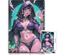 Puzzle da 1000 pezzi per adulti e adolescenti, anime, arcani, audaci, maghe, giochi educativi, analisi e logica, opera d'arte, regalo, dimensioni 38x52cm