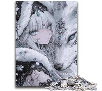 Puzzle da 1000 pezzi per adulti e adolescenti Anime Demon Girl Puzzle da 1000 pezzi, con poster abbinato e foglio di quiz per età 14+ (50x75cm)