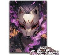 Puzzle da 1000 pezzi per adulti e adolescenti Anime Fox Mask Boy per età 14 anni e oltre Giochi per famiglie Gioco di Natale Regali per donne 50x75cm