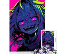 Puzzle da 1000 pezzi per adulti e adolescenti anime mostri ragazze decorazioni per la casa giocattoli opere d'arte regali giochi divertenti migliorare l'amore tra coppie dimensioni 50x75cm