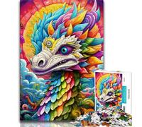 Puzzle da 1000 pezzi per adulti e adolescenti Art Dragon Baby, gioco stimolante ideale come regalo per tutta la famiglia (75x50cm)