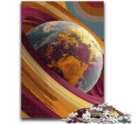 Puzzle da 1000 pezzi per adulti e adolescenti, arte della terra colorata per bambini dai 14 anni in su, interessanti regali per ridurre lo stress per amici e familiari, 26x38cm